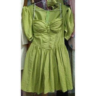 Đầm xanh 210k
