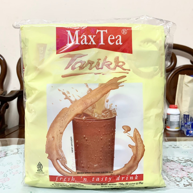 TRÀ SỮA MAXTEA TARIKK BỊCH 30 GÓI INDONESIA