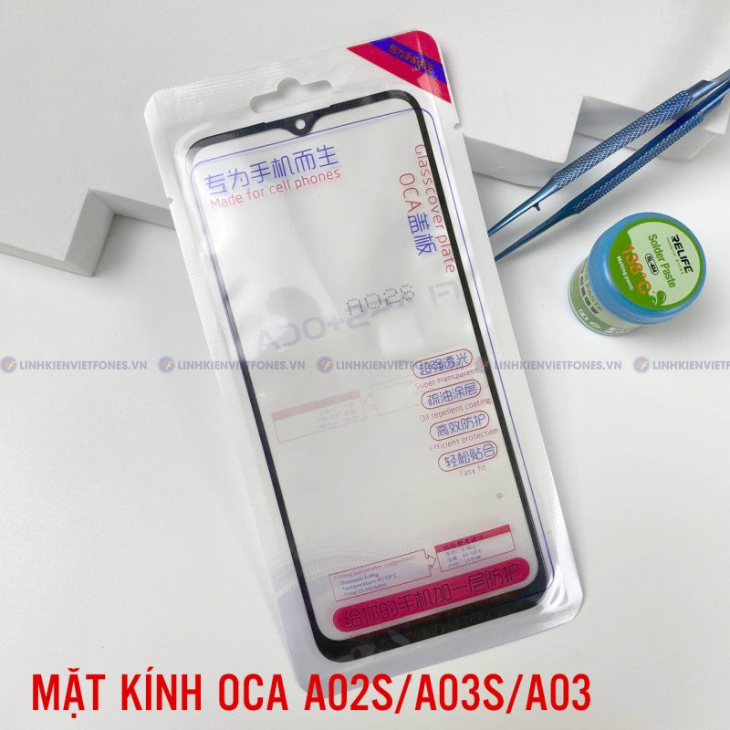 Mặt Kính Ép Kính SS A02S / A025F / A03S có keo