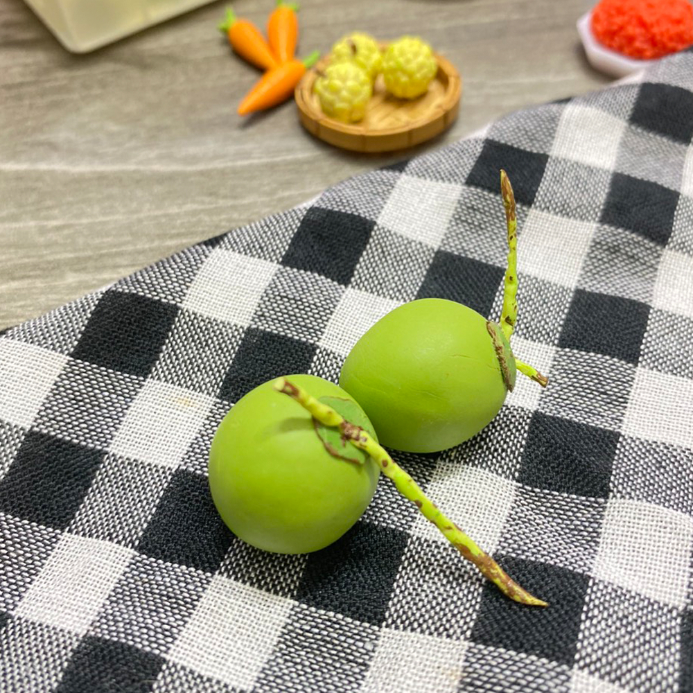 Mô hình trái dừa , minifood/miniature, đồ ăn tí hon, đồ ăn mini mô hình cho búp bê