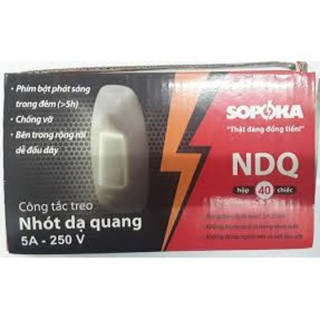 Công tắc treo nhót dạ quang Sopoka