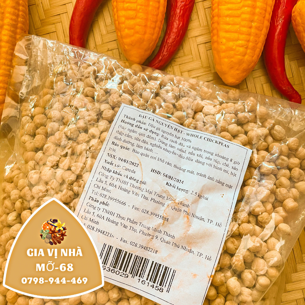 Đậu gà hữu cơ không biến đổi gen-100gr-500gr