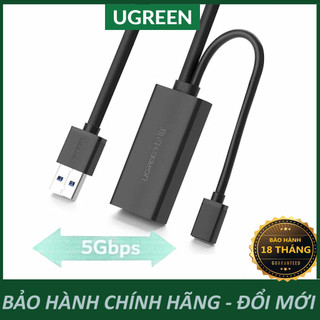 Dây nối dài usb 3.0 có ic khuếch đại dài 5m cao cấp ugreen us175
