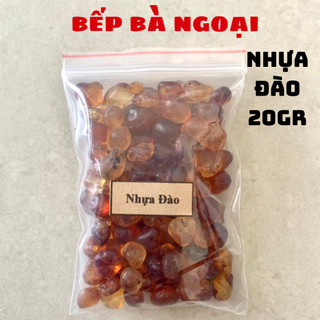 20Gr Nhựa đào giọt lệ Vân Nam Nguyên liệu nấu chè dưỡng nhan tuyết yến thanh nhiệt, giải khát - Bếp Bà Ngoại