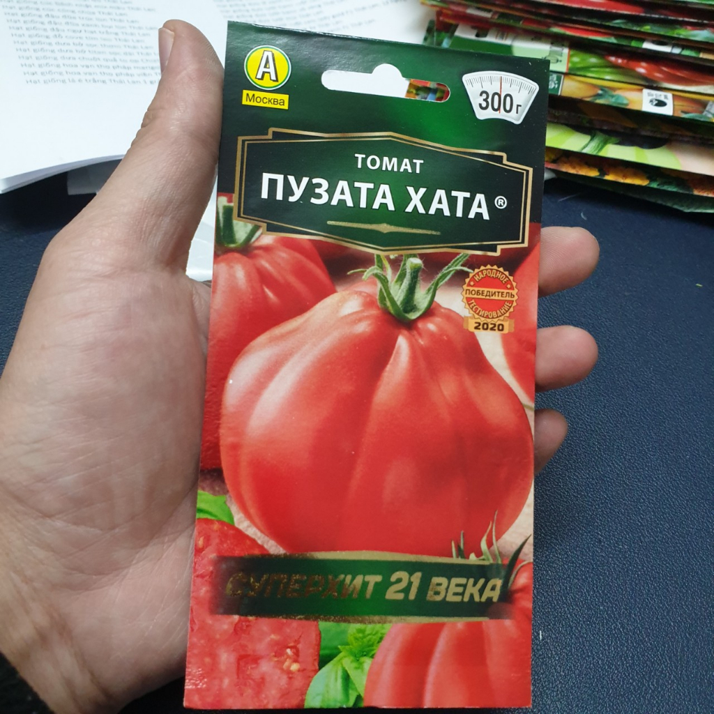 Hạt giống cà chua múi lê Sto. Hàng Nga. 20 hạt/gói