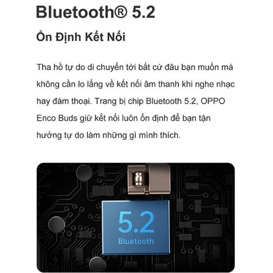 Tai nghe Bluetooth True Wireless OPPO ENCO Buds ETI81 Bh 6Th