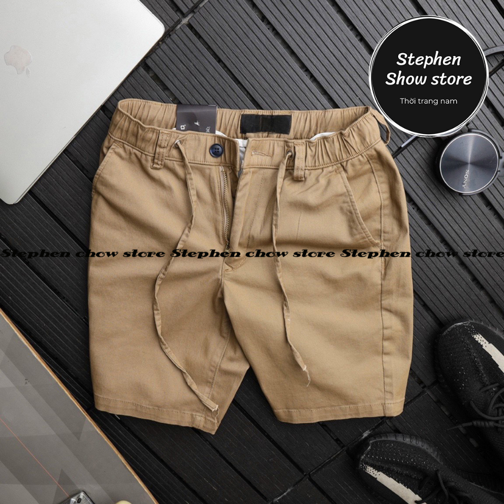 Quần short kaki quần ngố chất vải kaki cotton cao cấp mềm mịn, co giãn phông cách hàn quốc KTM865