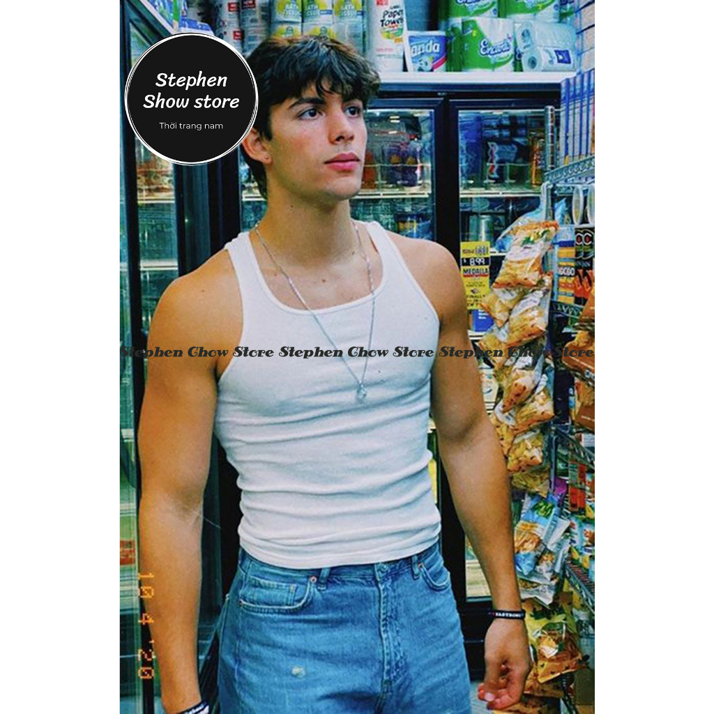 ÁO 3 LỖ NAM , Thun body from ôm dáng chuẩn GYM SIZE 40kg đến 95kg giá sale NUT88