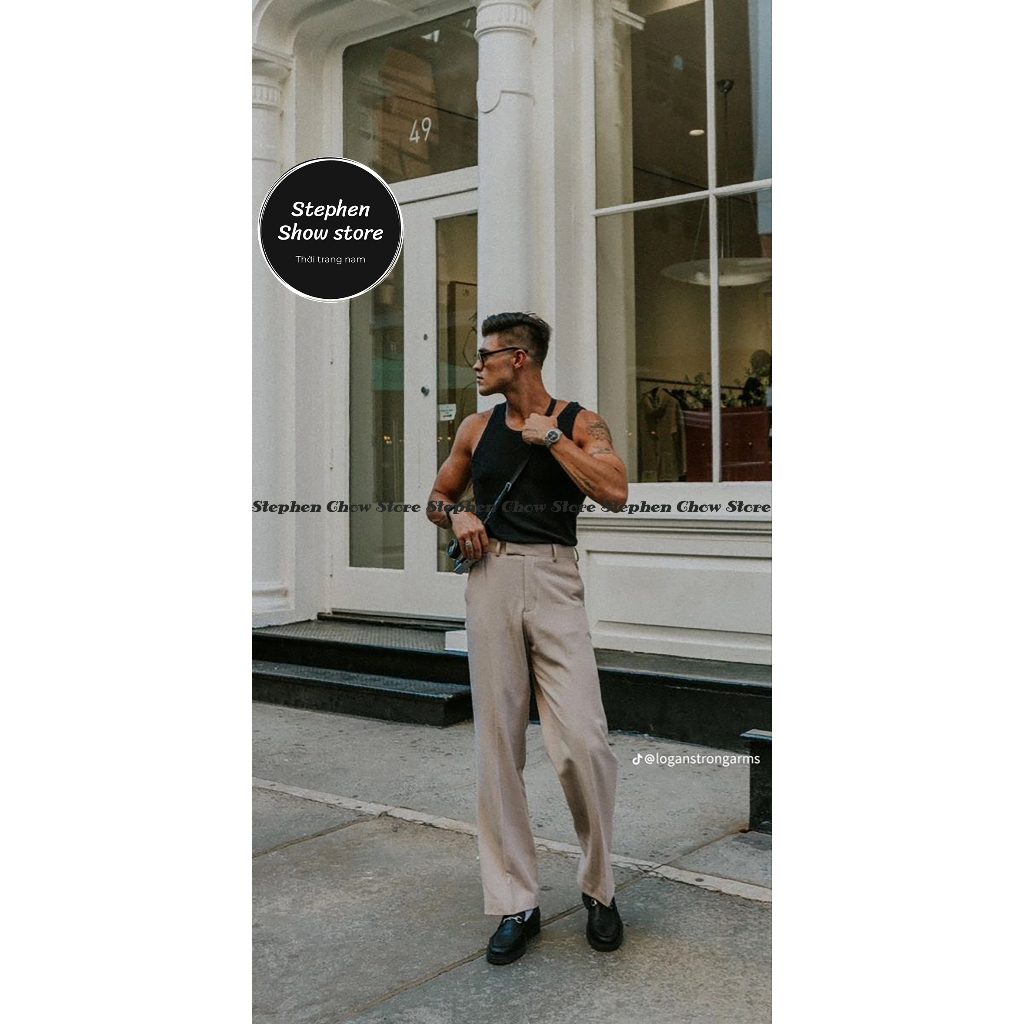 ÁO 3 LỖ NAM , Thun body from ôm dáng chuẩn GYM SIZE 40kg đến 95kg giá sale NUT88