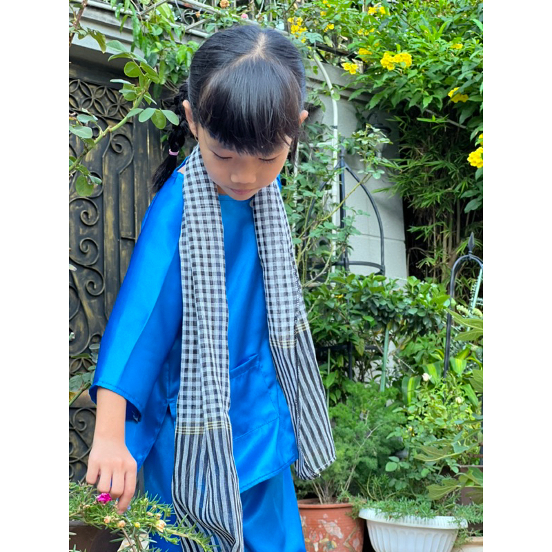 Bộ Bà Ba Bé Trai Bé Gái Vải Phi Kèm Khăn 7kg-25kg