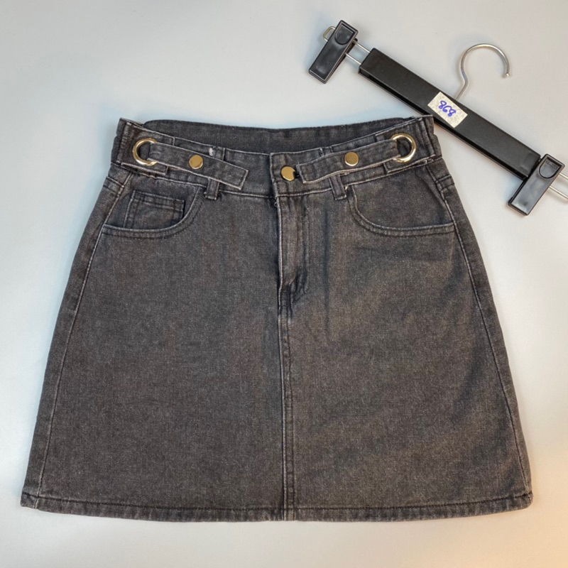 Chân váy jean ngắn hàng 2hand chọn live vào 12h30 và 19h30