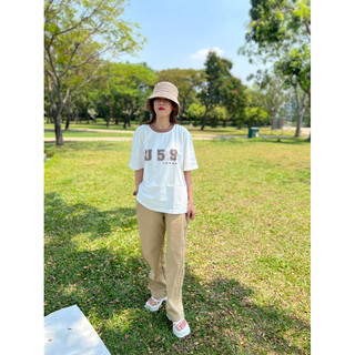 ÁO THUN OVERSIZE MÀU TRắng (U_59 UNISEX)