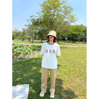 ÁO THUN OVERSIZE MÀU TRắng (U_59 UNISEX)