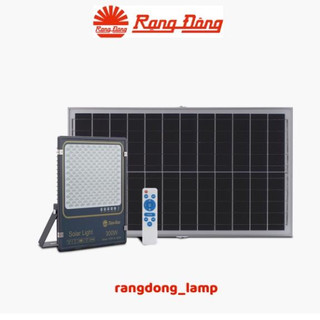 Đèn chiếu pha năng lượng mặt trời 200w rạng đông cảm biến chuyển động cp03.sl 200w v2