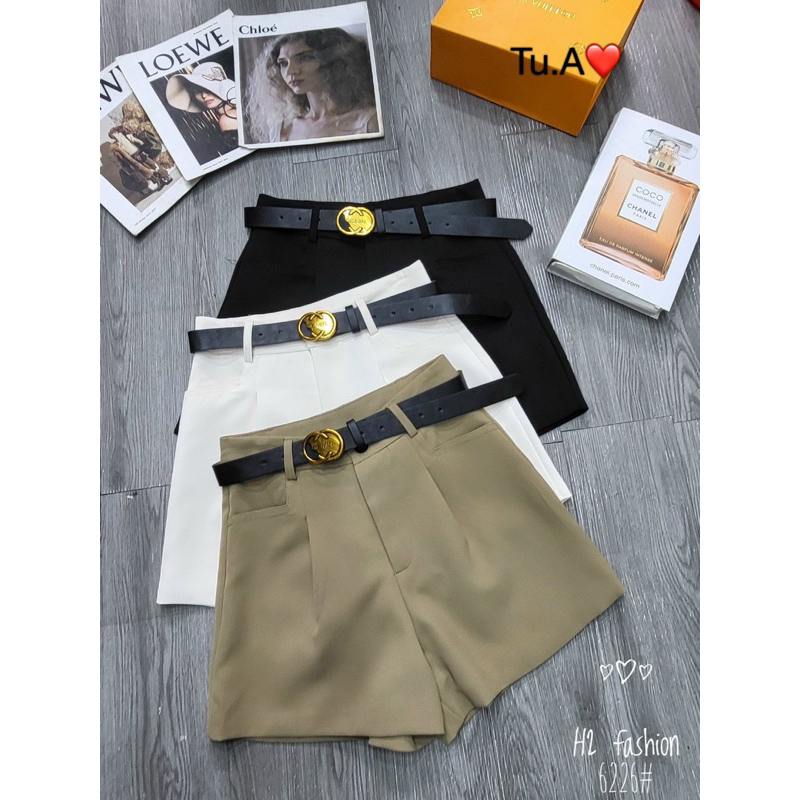 Quần Soc Đùi Vải Hàng Hai Lớp QC Kèm Đai