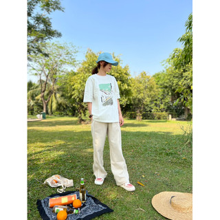 ÁO THUN OVERSIZE MẦU TRẮNG  (U_59 UNISEX)