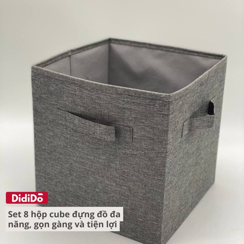 SET 8 HỘP CUBE ĐỰNG ĐỒ ĐA NĂNG ( THANH LÝ)