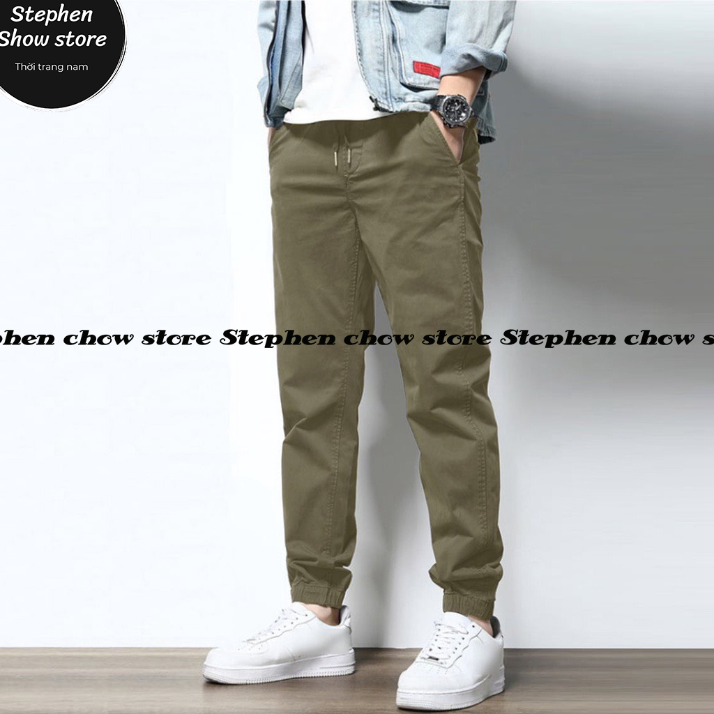 QUẦN JOGGER KAKI NAM CO DÃN CAO CẤP GIÁ SĨ HÀNG XUẤT KHẨU VẢI XỊN (7 MÀU) MODE 2022