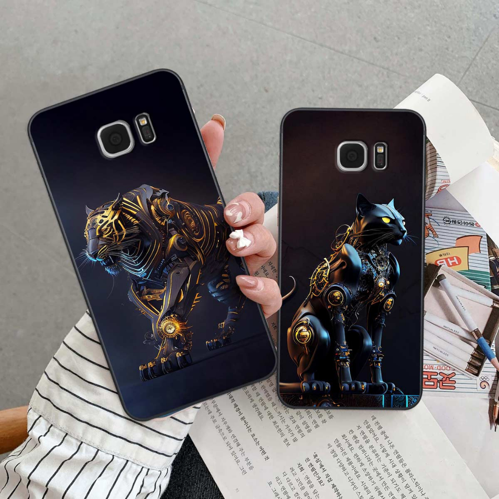 Ốp lưng Samsung S6 / S6 EDGE / S7 / S7 EDGE hình 12 con giáp robot người máy siêu ngầu, rẻ bền đẹp