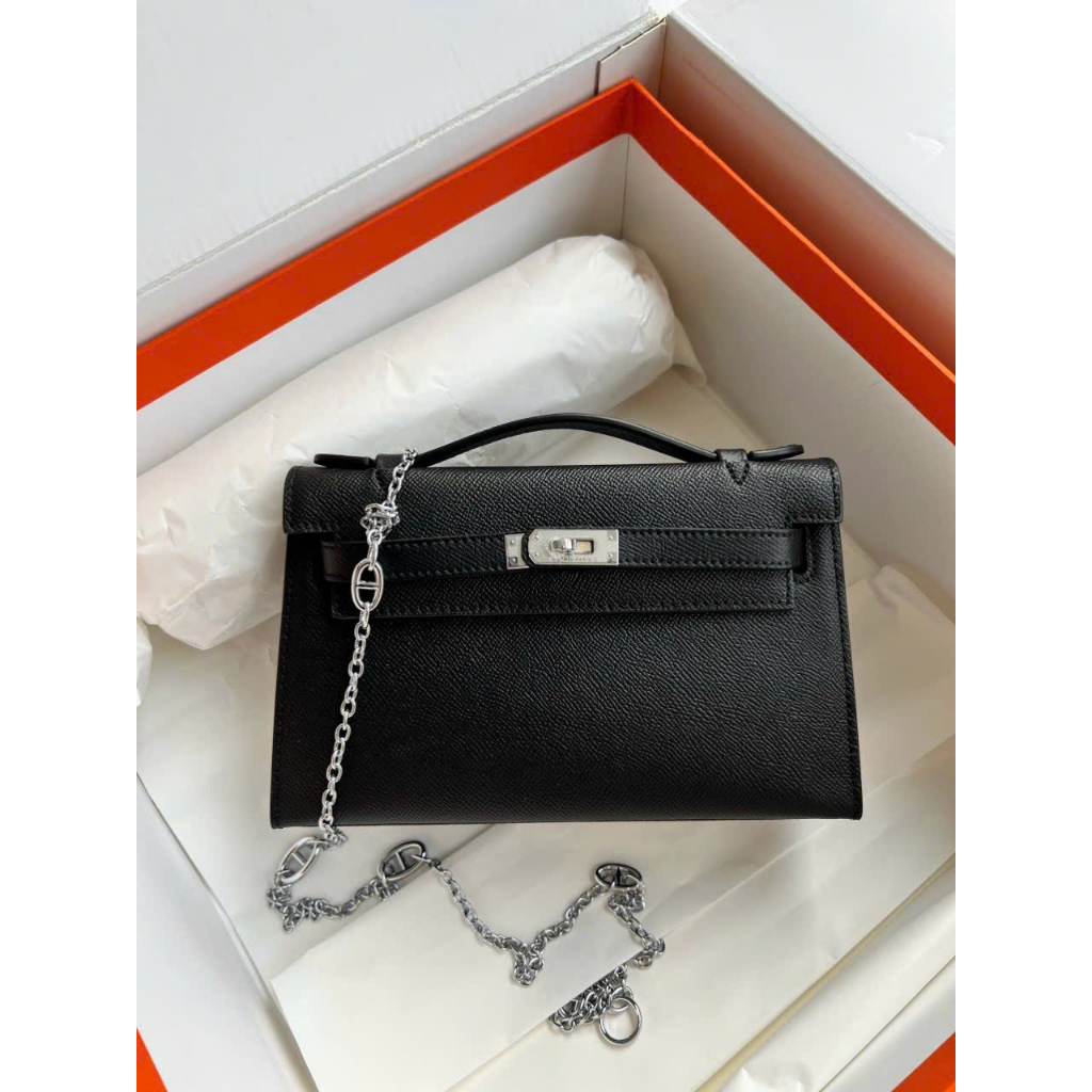 TÚI HERME POTCHER SZ22 KHÓA BẠC