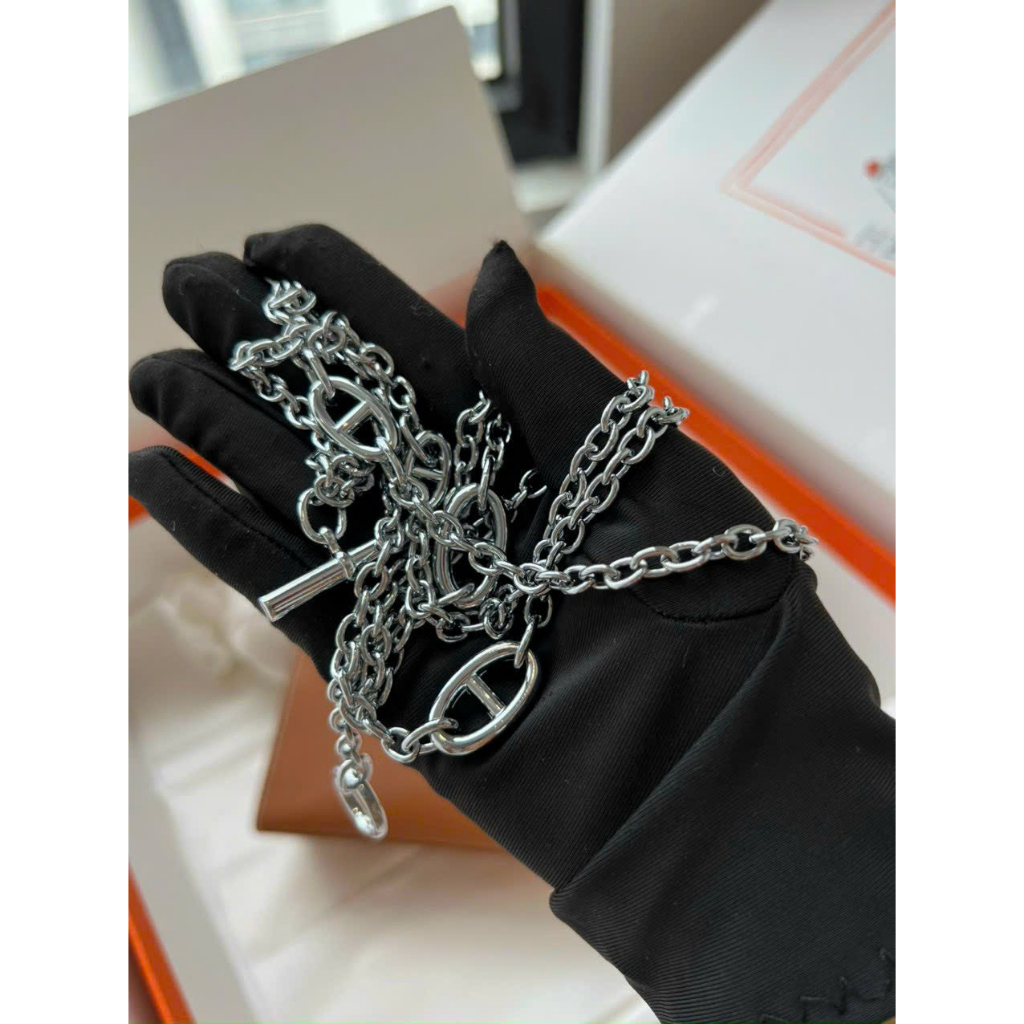TÚI HERME POTCHER SZ22 KHÓA BẠC