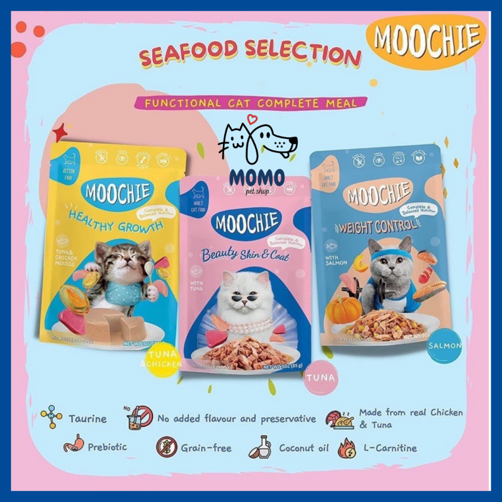 Pate MOOCHIE dành cho mèo gói 70gr