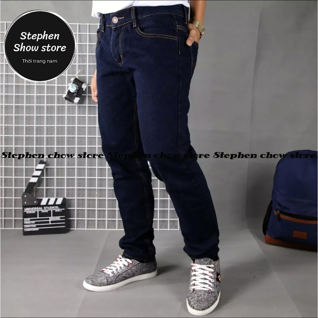 Quần jeans ống suông trung niên vãi dầy size 28 đến 36 HYPE