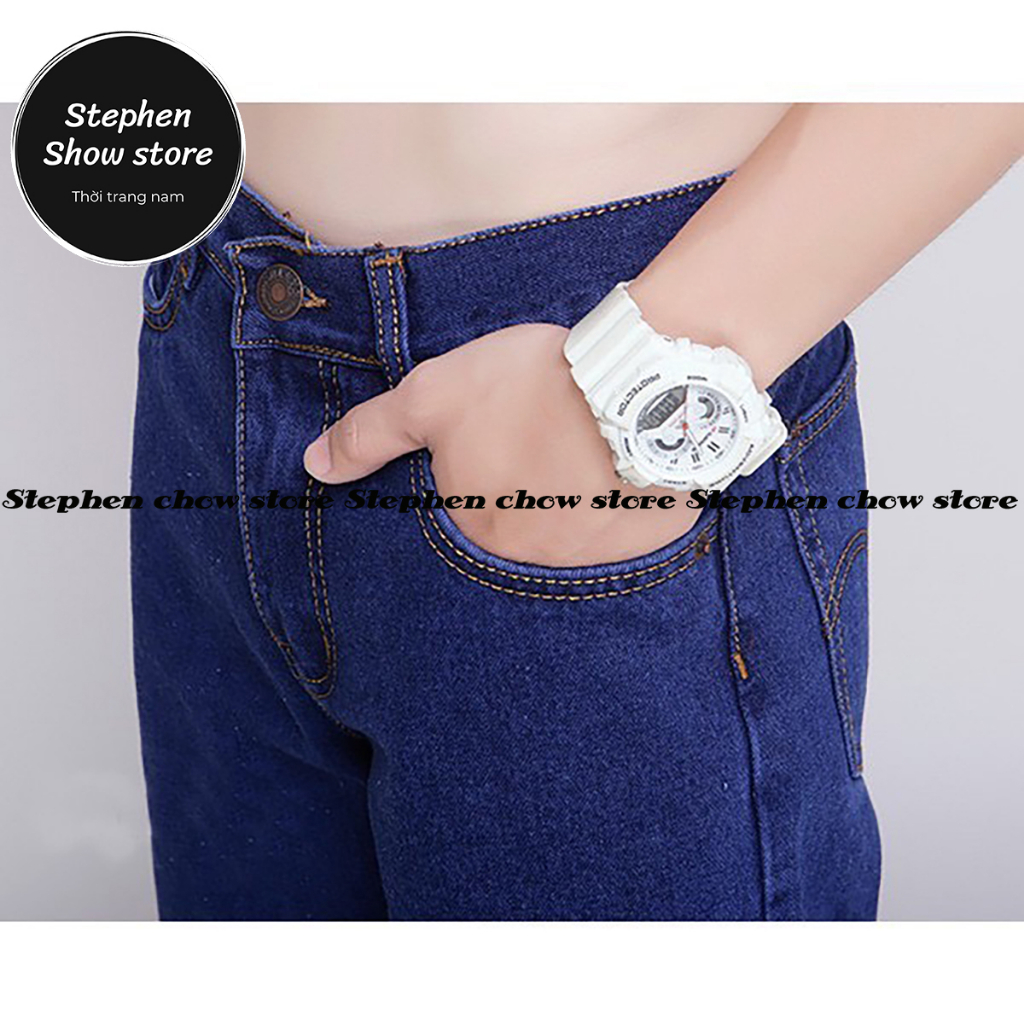 Quần jeans ống suông trung niên vãi dầy size 28 đến 36 HYPE