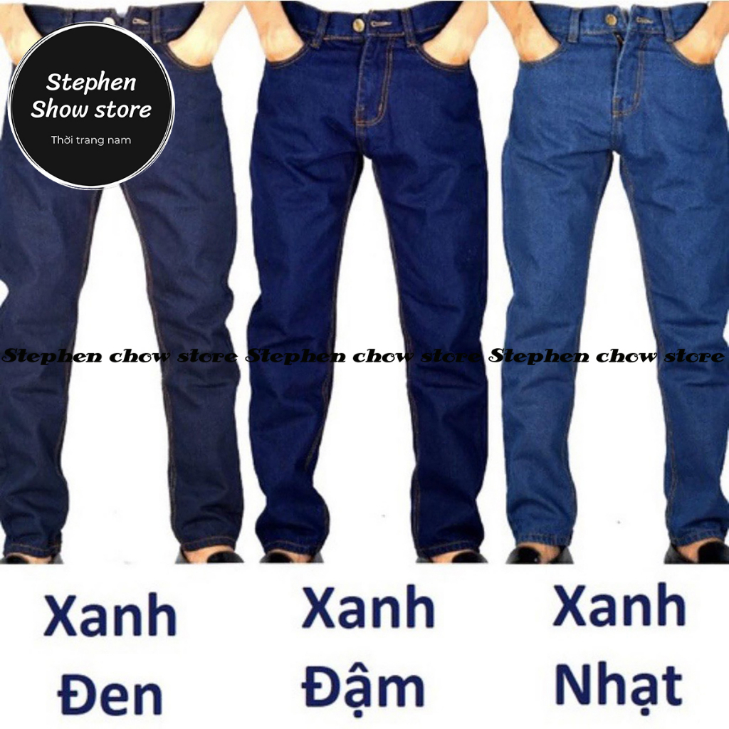 Quần jeans ống suông trung niên vãi dầy size 28 đến 36 HYPE