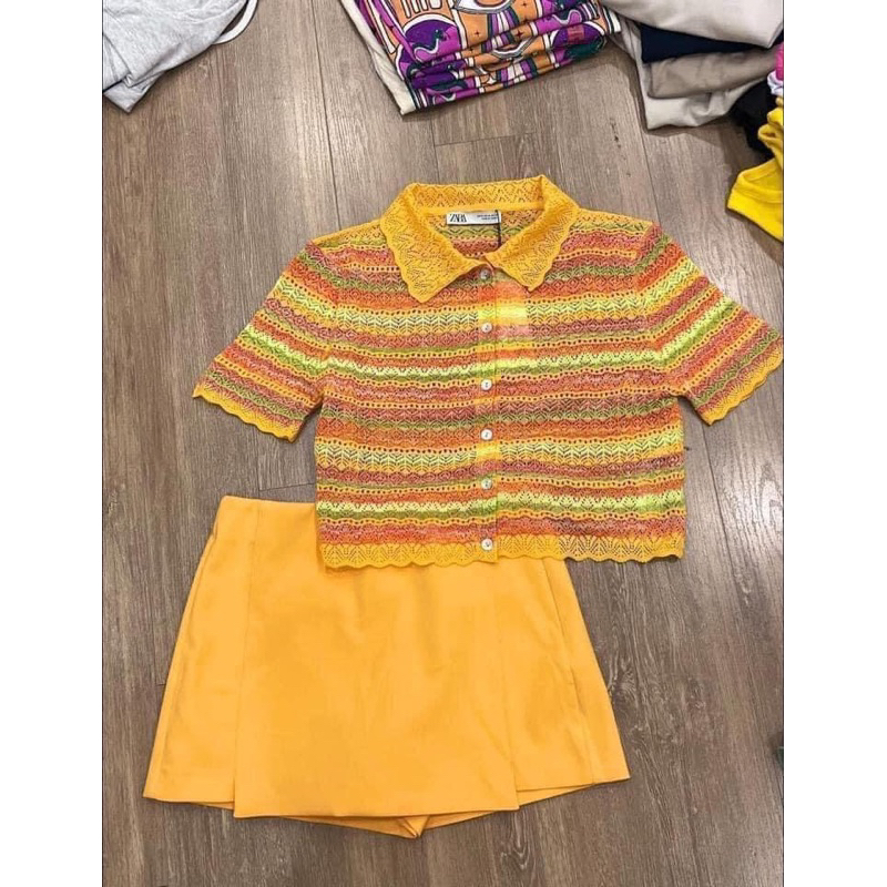 Set vàng cam zara hot hit