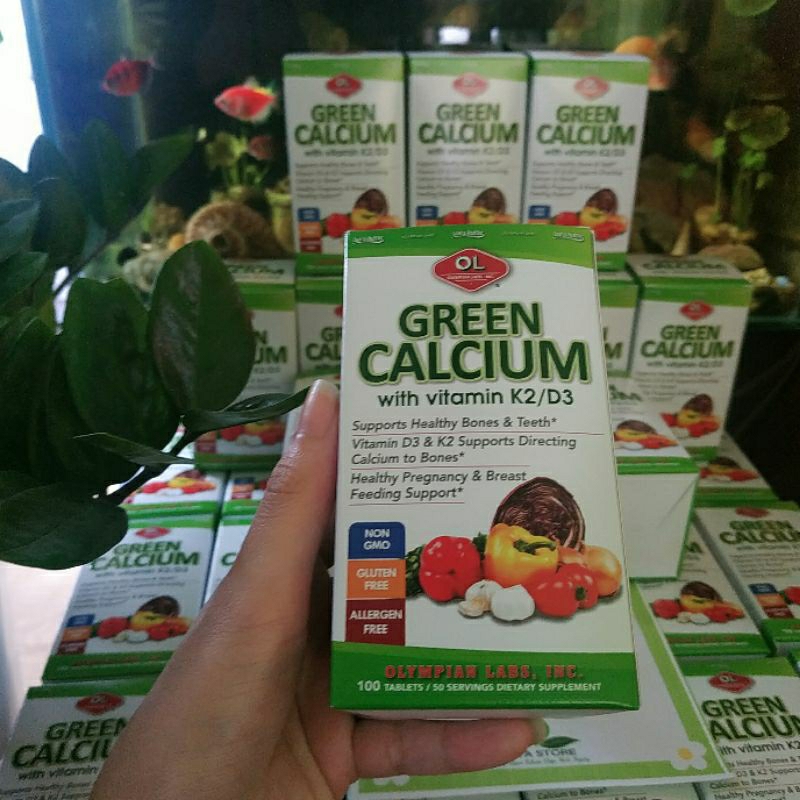 ✔️️️ Viên uống Green Calcium Mỹ - Bổ sung canxi hữu cơ cho mẹ bầu, không gây táo bón