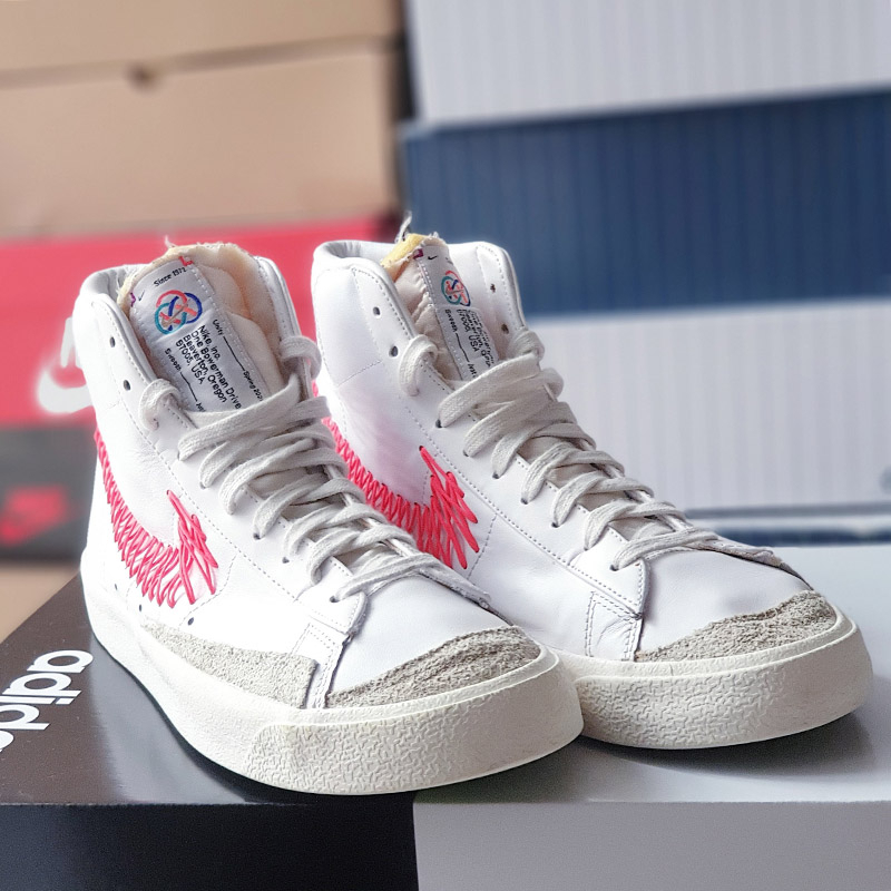 Giày Blazer Vintage Zig Zag, size 44, real 2hand