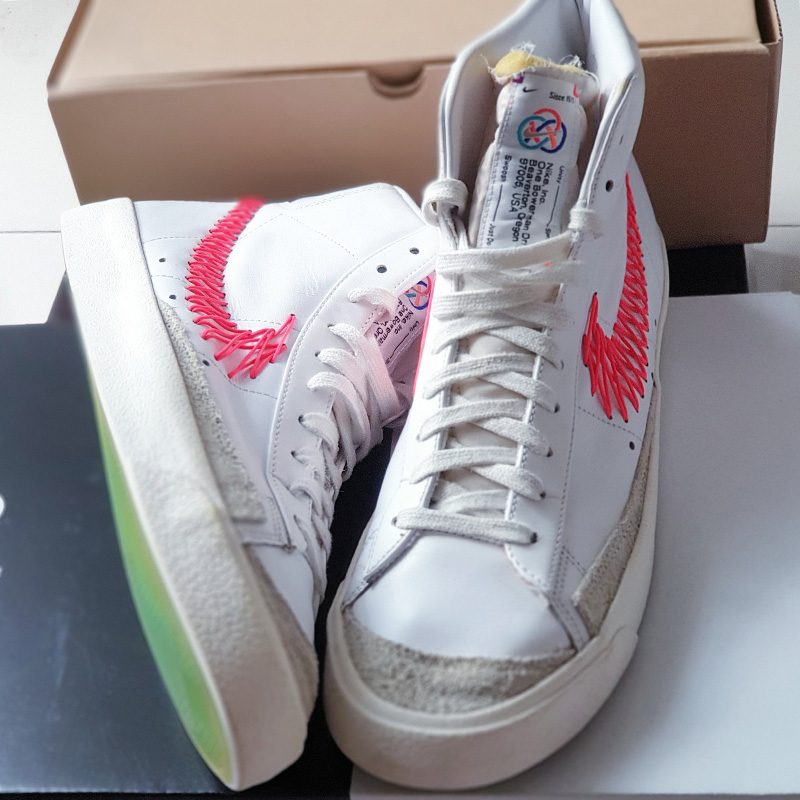 Giày Blazer Vintage Zig Zag, size 44, real 2hand