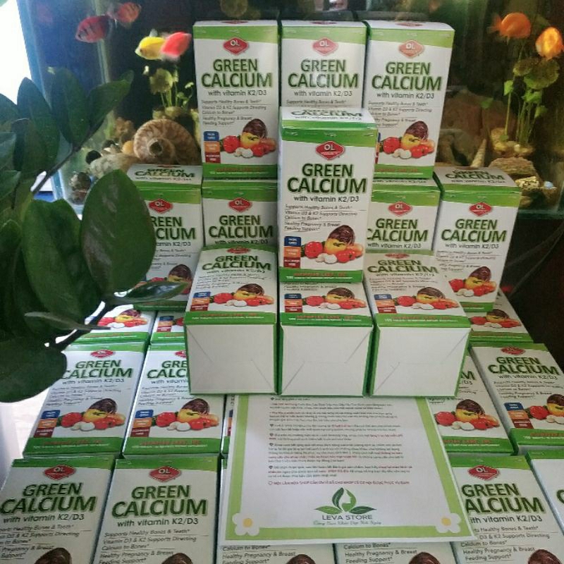 ✔️️️ Viên uống Green Calcium Mỹ - Bổ sung canxi hữu cơ cho mẹ bầu, không gây táo bón