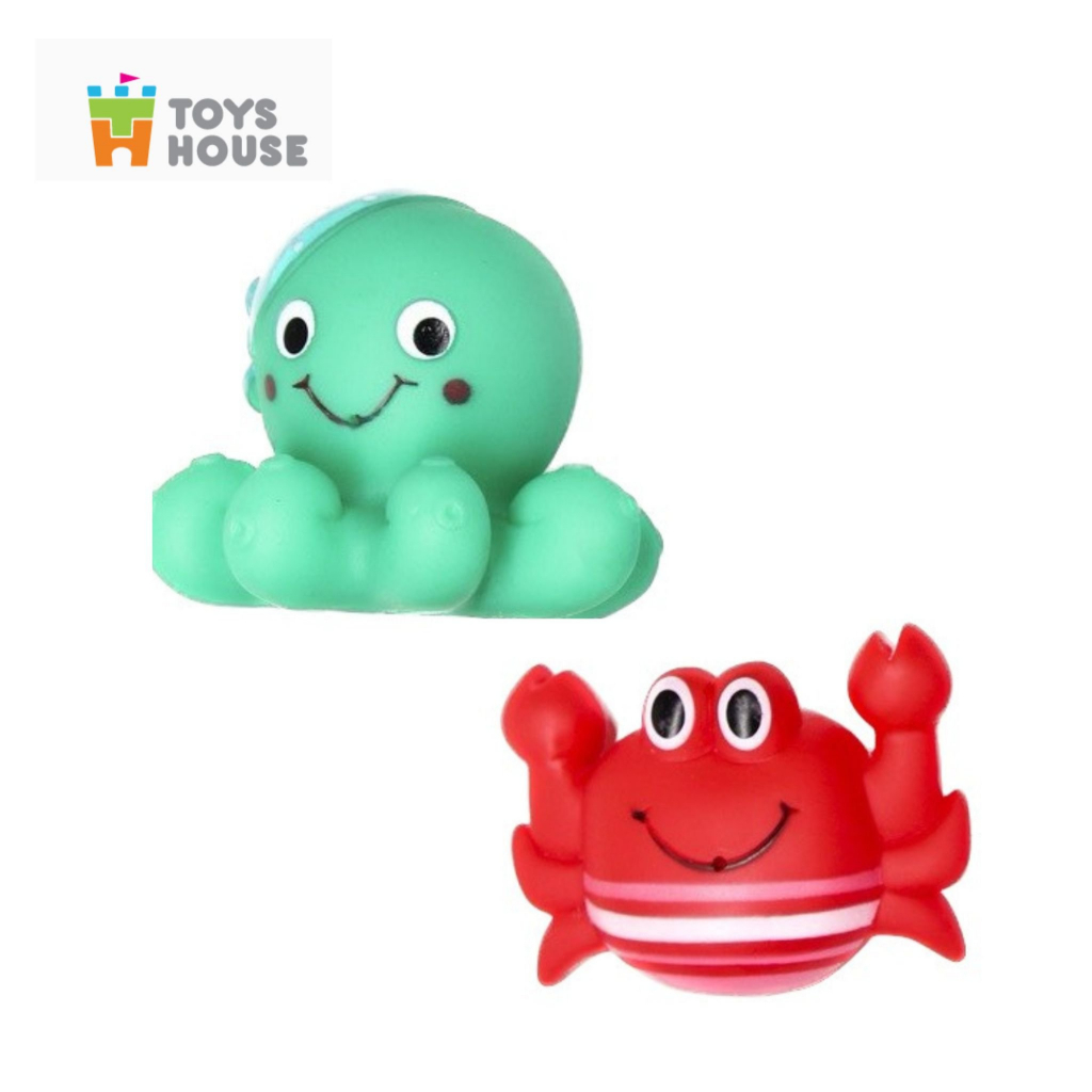 Đồ chơi nhà tắm cho bé-set 2 món (random) sinh vật biển vô cùng dễ thương Toyshouse, hàng chính hãng