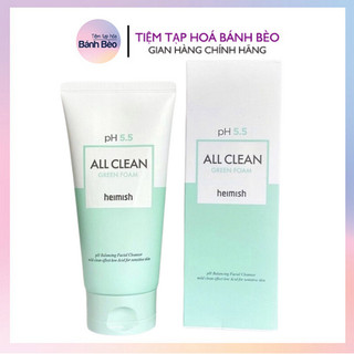 Sữa Rửa Mặt Heimish pH 5.5 All Clean Green Foam 150ml