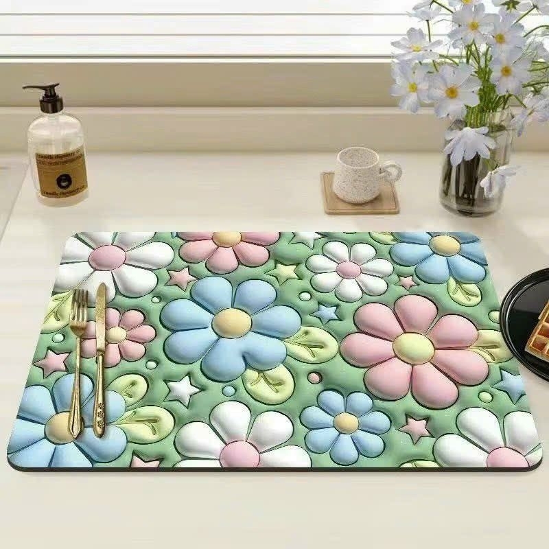 Thảm lau chân, thảm chống trượt 3D, thảm siêu thấm hút, thảm chống trơn