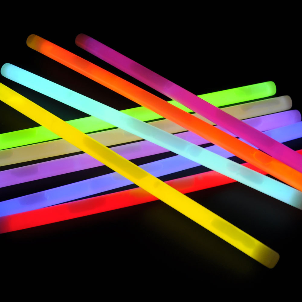 Que phát sáng dạ quang dùng một lần Glow Stick - Light Stick 14 inch 1.5x35cm màu sắc lựa chọn ngẫu nhiên