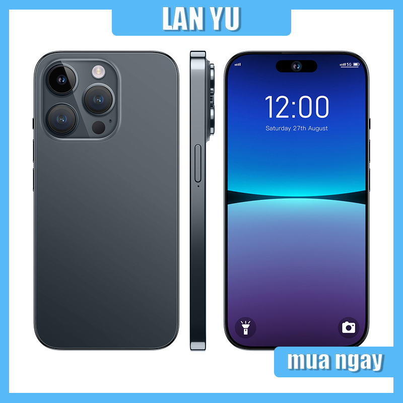Điện thoại 14 promax 512GB thiết kế đẹp hàng fullbox nguyên zin bh 12 tháng chính hãng