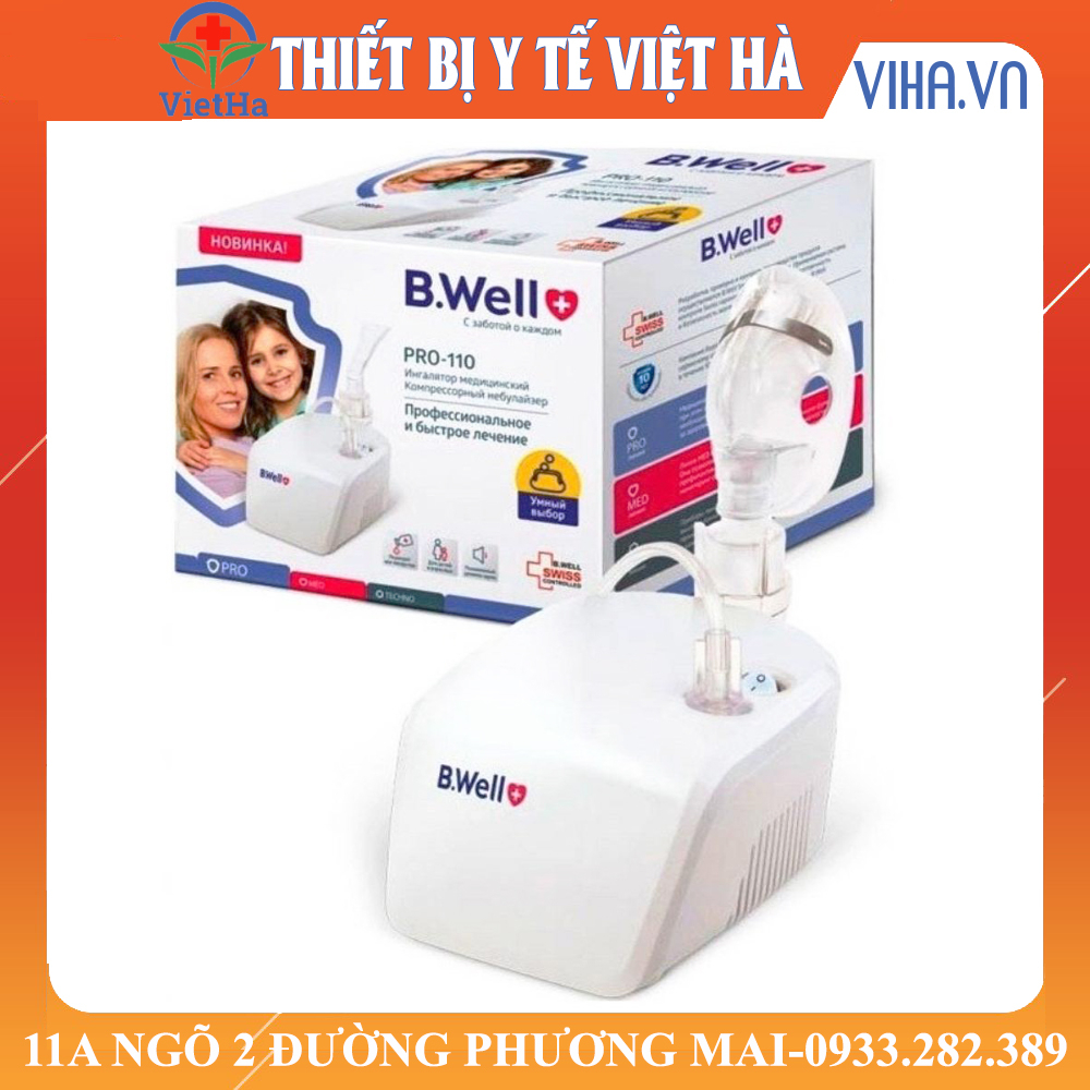 [MÁY XÔNG NHẬP KHẨU THỤY SỸ] BWELL PRO 110 - XÔNG KHÍ DUNG, XÔNG MŨI HỌNG HÀNG CAO CẤP CHÍNH HÃNG BH