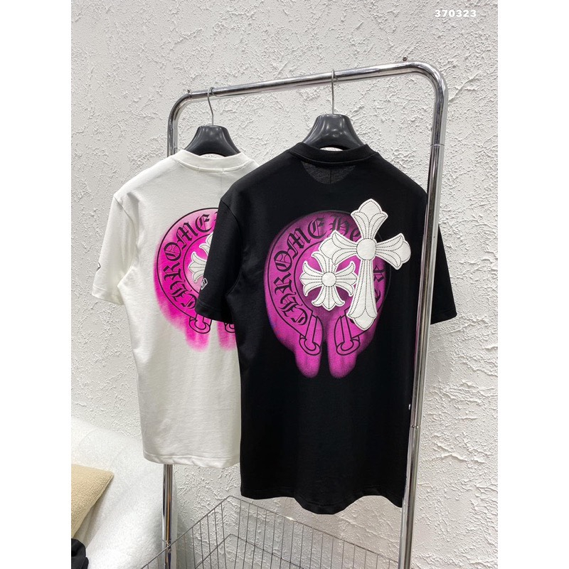 Áo thun nam nữ Chrome Heart 100%cotton form rộng Unisex phong cách Hàn Quốc