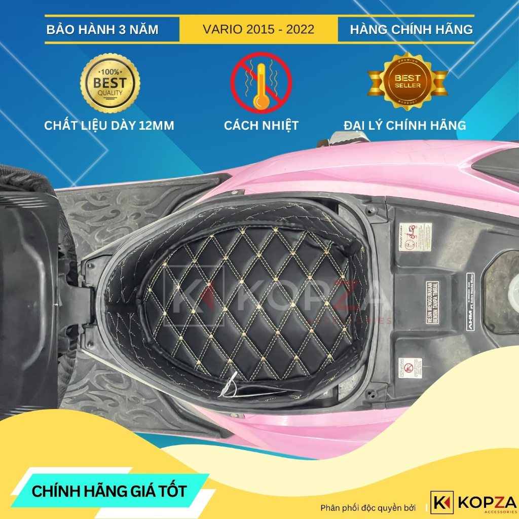 Lót Cốp Cách Nhiệt HONDA VARIO - Hàng Gia Công Tại Xưởng Độ Bền Cao - Bảo Hành 5 Năm