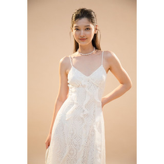 Đầm Hai Dây Ráp Bèo - EDINI - D1581