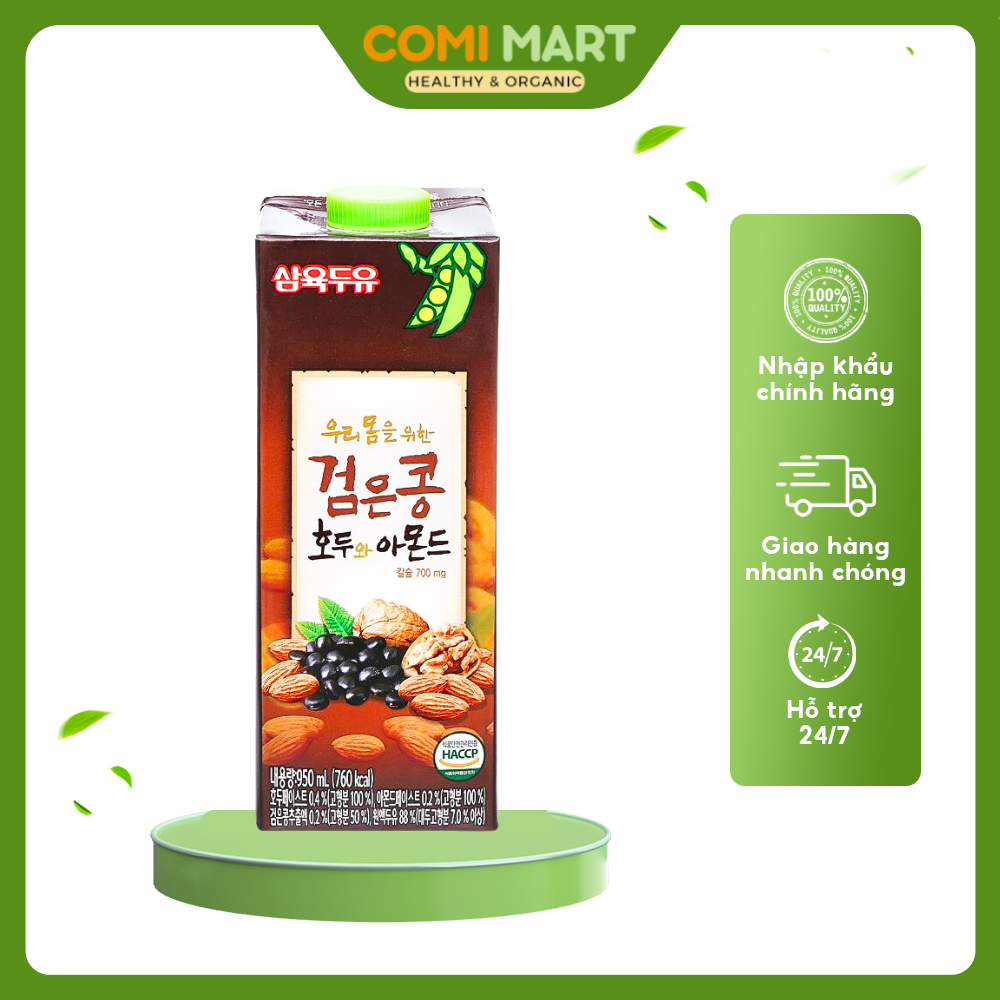Sữa Óc Chó Sahmyook, Sữa Hạt Dinh Dưỡng Cho Gia Đình, Cho Bé Trên 2 Tuổi Comi Mart