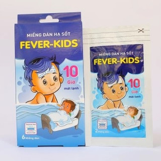 Miếng dán chườm lạnh fever kids hộp 6 miếng