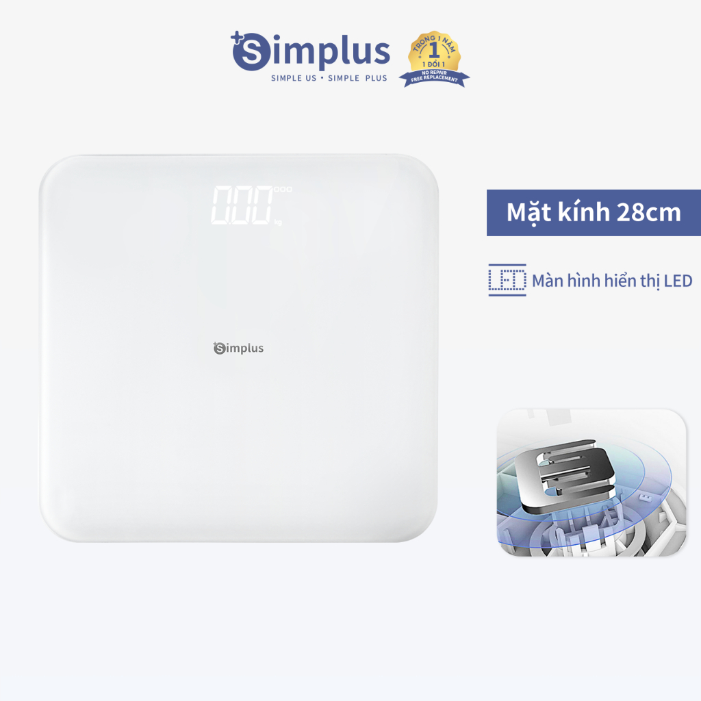 Cân Điện Tử Simplus TZCH001 - Cân Sức Khỏe Sử Dụng Gia Đình