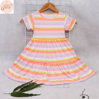 Váy bé gái BUBY KID FASHION chất liệu thun cotton co giãn, mềm mại, mát mẽ