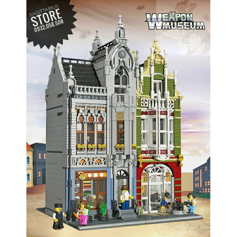 Bộ Xếp Hình non-lego Jiestar 89125 lắp ráp Bảo Tàng Vũ Khí - Weapon Museum