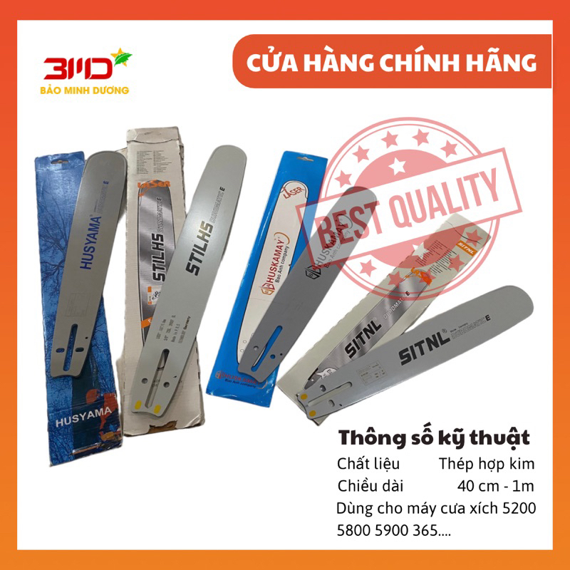 Lam dùng cho máy cưa xích 365 5200 5900 chiều dài từ 50 cm đến 90 cm