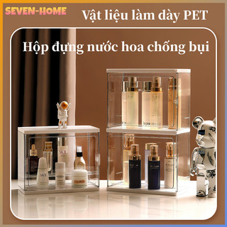  【2 kích cỡ Hộp tủ Đựng Nước Hoa Mỹ Phẩm Cao Cấp Trong Suốt Chống Bụi Bằng Nhựa Mica trang trí phòng ngủ đẹp 